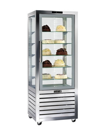 Vetrina esposizione pasticceria/gelateria no-frost cm.72x62x186h