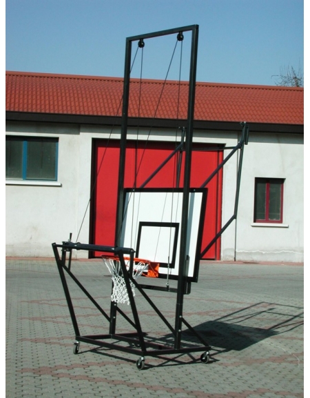 Carrello sollevamento tabellone minibasket