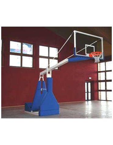 Impianto basket oleodin. manuale certificato FIBA sbalzo cm 330