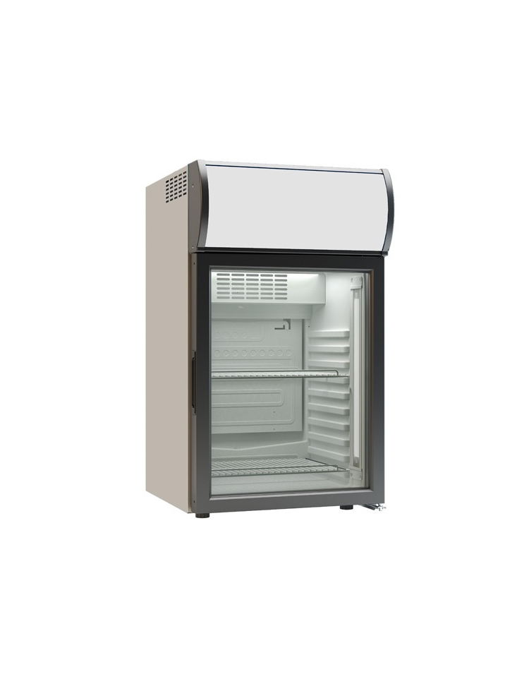 MINI FRIGO ESPOSITORE 78 LT 4-12 C° mm. 430x390x986h 1 PORTA