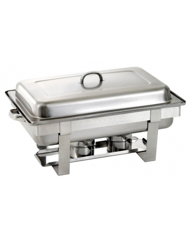 DEDRA CHAFING DISH GASTRONORM 1/1 H 65mm COPERCHIO NORMALE