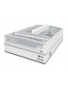 Isola surgelati refrigerata con vetri scorrevoli cm 253,2x90x85h