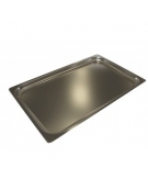 Teglia in acciaio inox per forno a gas GN1/1 cm 53x32,5x2h