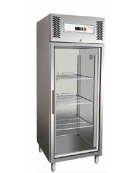 Congelatore inox ad armadio ventilato Lt 700 cm 74x83x212h