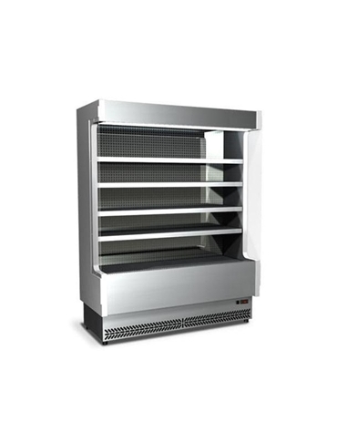 Murale refrigerato INOX per latticini e salumi cm 133x76x202h