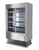 Murale refrigerato INOX con porte scorrevoli cm 133x81x204h