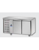 Tavolo Refrigerato GN 1/1 con 2 porte e gruppo motore a sinistra cm 142x70x85h