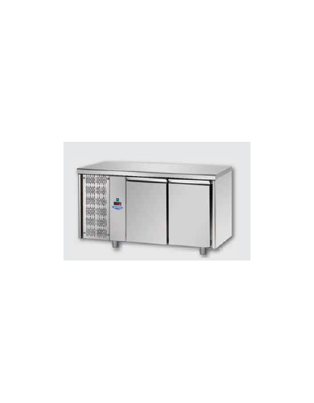 Tavolo Refrigerato GN 1/1 con 2 porte e gruppo motore a sinistra cm 142x70x85h