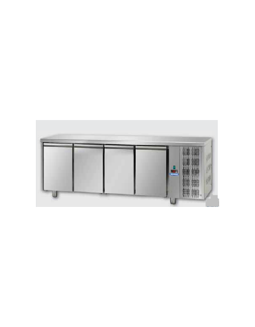 Tavolo Refrigerato GN 1/1 con 4 porte cm 232x70x85h