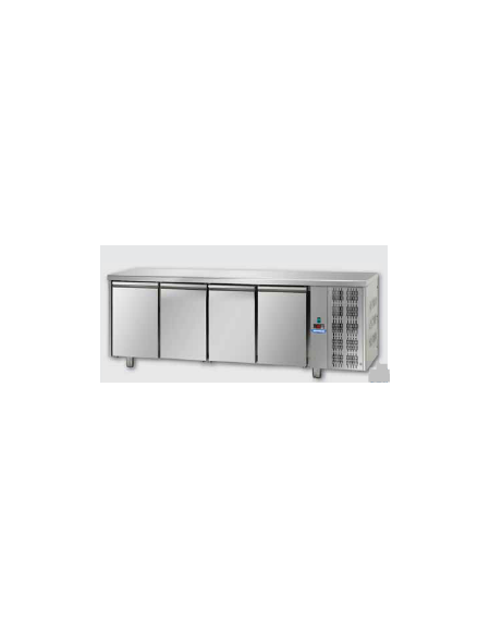 Tavolo Refrigerato GN 1/1 con 4 porte cm 232x70x85h