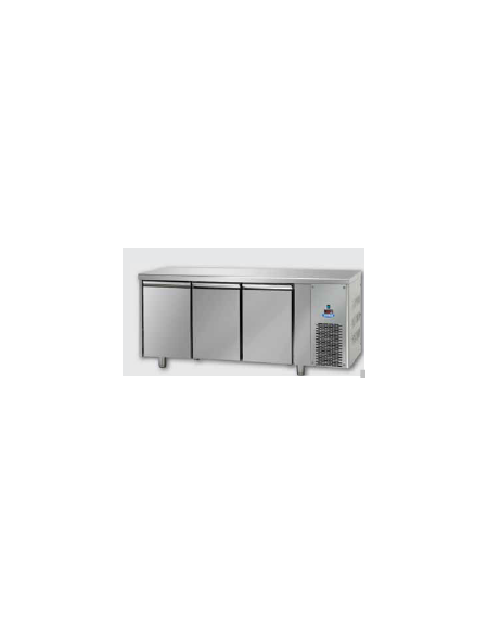 Tavolo Refrigerato GN 1/1 a bassa temperatura con 3 porte cm 187x71,5x85h