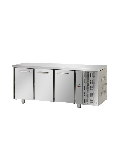 Tavolo Refrigerato GN 1/1 a temperatura normale con 3 porte cm 187x70x85h