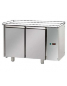 Tavolo Refrigerato GN 1/1 con 2 porte, senza piano di lavoro, predisposto per unità frigorifera remota cm 120x70x80h