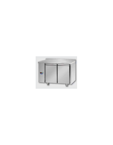 Tav. Refrigerato, 2 porte ,con alzatina , predisposto per unità frigorifera remota a sinistra cm 120x70x95h