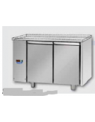 Tavolo Refrigerato GN 1/1 con 2 porte, senza piano di lavoro, predisposto per unità frigorifera remota a sinistra cm 120x70x80h