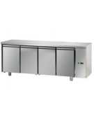 Tavolo Refrigerato GN 1/1 con 4 porte, predisposto per unità frigorifera remota cm 210x70x85h