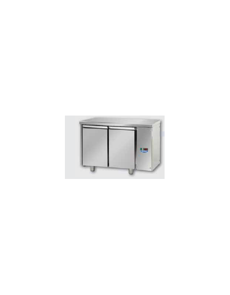 Tavolo Refrigerato GN 1/1 con 2 porte predisposto per unità frigorifera remota a bassa temperatura cm 120x71,5x85h