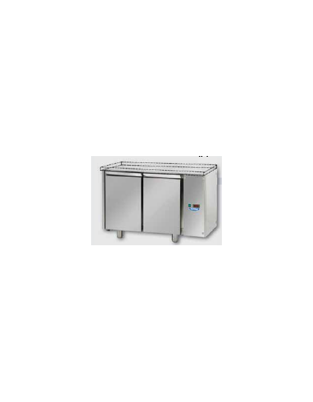 Tav Refrigerato, 2 porte, senza piano di lavoro, predisposto per unità frigorifera remota a bassa temp. cm 120x71,5x80h