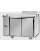 Tav. Refrigerato, 2 porte, senza piano di lavoro, predisposto per unità frigorifera remota a bassa temp. a sxcm 120x71,5x80h