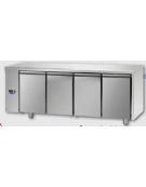 Tav Refrigerato, 4 porte predisposto per unità frigorifera remota a bassa temp. a sx cm 210x71,5x85h