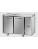 Tavolo Refrigerato GN 1/1 con 2 porte, senza piano di lavoro, predisposto per unità frigorifera remota cm 120x70x80h