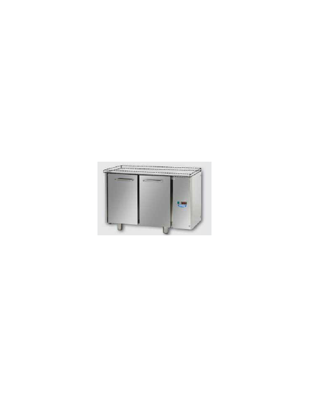 Tavolo Refrigerato GN 1/1 con 2 porte, senza piano di lavoro, predisposto per unità frigorifera remota cm 120x70x80h