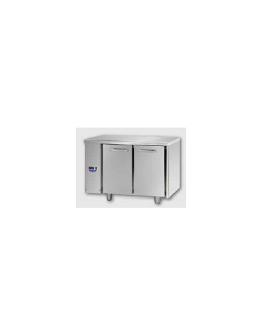 Tavolo Refrigerato GN 1/1 con 2 porte, predisposto per unità frigorifera remota a sinistra cm 120x70x85h