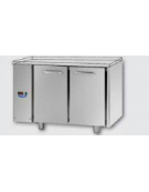 Tavolo Refrigerato GN 1/1 con 2 porte, senza piano di lavoro, predisposto per unità frigorifera remota a sinistra cm 120x70x80h