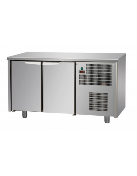 Tavolo Refrigerato a temperatura normale con 2 porte cm 146x60x85h