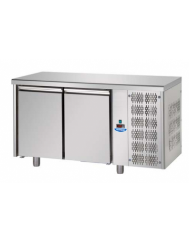 Tavolo Refrigerato Pasticceria 600x 400 a temperatura normale con 2 porte cm 160x80x85h