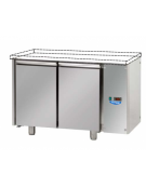 Tavolo refrigerato Pasticceria 2 porte senza piano di lavoro per unità remota cm 138x80x80h