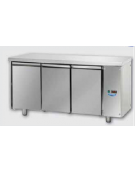 Tavolo Refrigerato Pasticceria 3 porte per unità frigorifera remota CM 193x80x85H