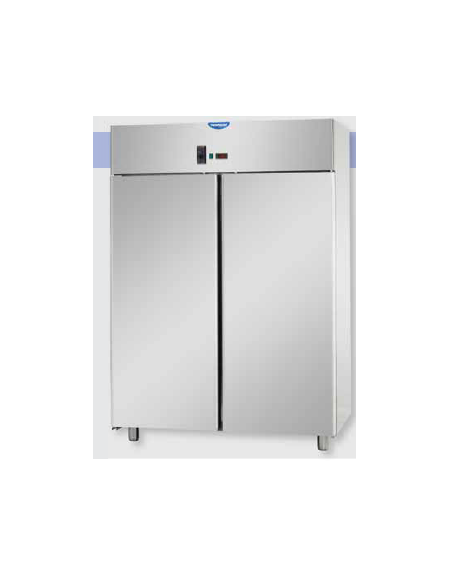 Armadio statico 1200 in Acciaio Inox a temperatura normale con 2 porte cm 142x70x203h