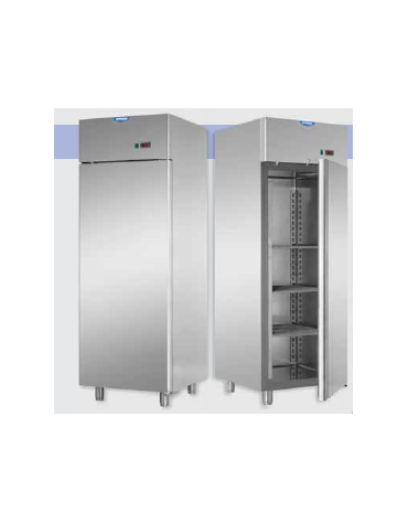 Armadio Refrigerato GN 2/1 monoblocco in Acciaio Inox a bassa temperatura cm 71x80x203h