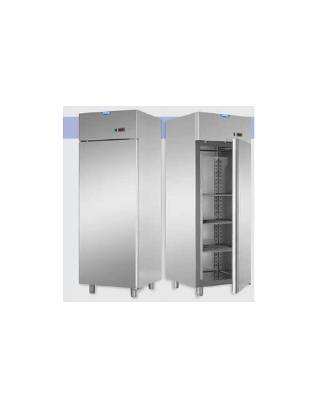 Armadio Refrigerato GN 2/1 monoblocco in Acciaio Inox a bassa temperatura cm 71x80x203h