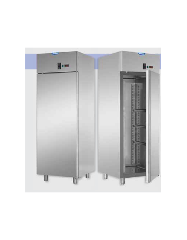 Armadio Refrigerato 600x400 monoblocco in Acciaio Inox a temperatura normale per Pasticceria cm 71x80x203h