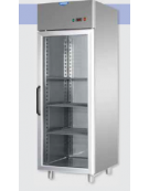 Armadio Refrigerato 600x400 monoblocco, a bassa temp. per Pasticceria con porta in vetro e Neon, cm 71x80x203h