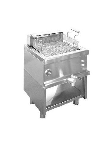 Friggitrice elettrica per pasticceria su mobile a giorno Litri 24 - cm 60x60x85/100h