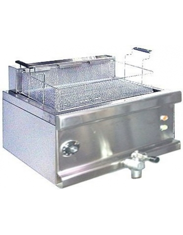 Friggitrice elettrica per pasticceria su mobile a giorno Litri 36 - cm 80x60x85/100h