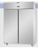 Armadio Refrigerato 600x400 monoblocco in Acciaio Inox a bassa temperatura per Pasticceria con 2 porte cm 142x80x203h