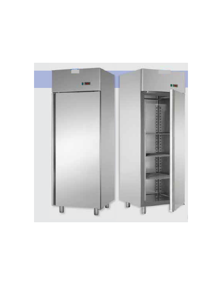 Armadio Refrigerato GN 2/1 monoblocco in Acciaio Inox a temperatura normale cm 71x80x203h