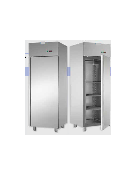 Armadio Refrigerato in Acciaio Inox predisposto x unità frig. rem a temp. normale cm 71x80x203h