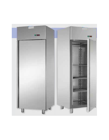 Armadio Refrigerato GN 2/1 monoblocco in Acciaio Inox a bassa temperatura cm 71x80x203h