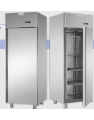 Armadio Refrigerato in Acciaio Inox predisposto x unità frig. rem. a bassa temp. cm 71x80x203h