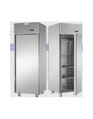 Armadio Refrigerato in Acciaio Inox predisposto x unità frig. rem. a bassa temp. cm 71x80x203h