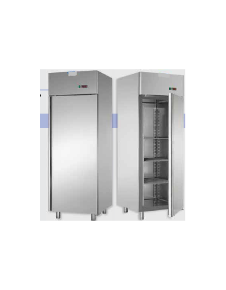 Armadio Refrigerato in Acciaio Inox predisposto x unità frig. rem. a bassa temp. cm 71x80x203h