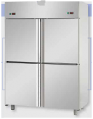 Armadio Refrigerato Inox a doppia temp. TN+TN 4 sportelli