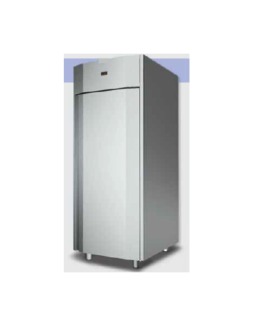 Arm. Refrig. 600x800 monoblocco Inox a bassa temp. con isolamento 80 mm cm 84x104.5x203h