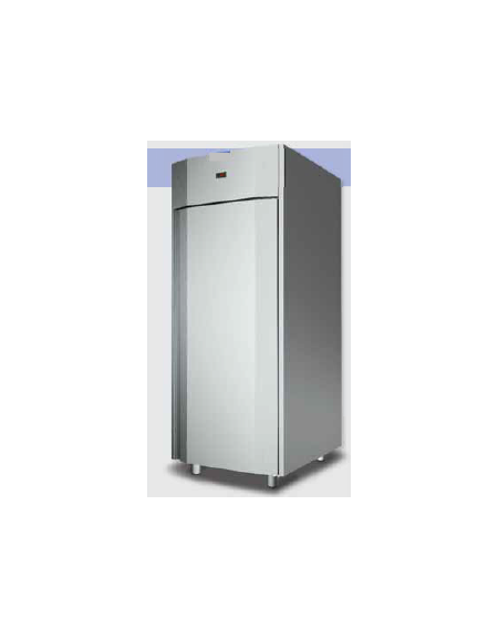 Armadio Refrig. 600x800 monoblocco Inox a bassa temp. per Pasticceria, isolamento 80 mm, cm 84x104,5x203h