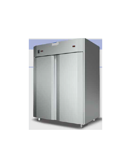 Armadio Combinato Refrig. 600x800 Inox a doppia temp.( TN+BT) 2 prt isolamento 80 mm cm 160x104,5x203h